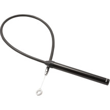 Black Vinyl Top Half Clutch Cable — 99 cm (39"), 56 mm (2.2"), compressionless