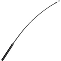 Blackout Top Half Clutch Cable — 31.7 in housing, 56 mm travel, Black