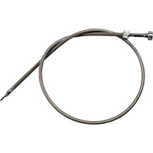 Cable de velocímetro trenzado Armor Coat de acero inoxidable para Harley-Davidson — 40" (101,5 cm), cromado