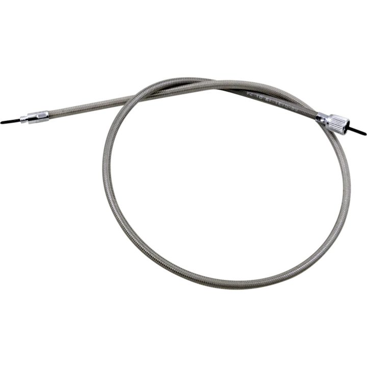 Cable de velocímetro trenzado Armor Coat de acero inoxidable para Harley-Davidson — 89 cm (35")