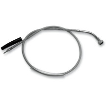 Armor Coat Braided Stainless Steel Speedometer Cable for Harley-Davidson — 104 cm (41"), Chrome