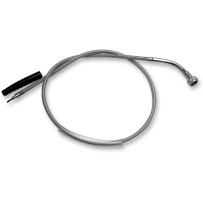 Armor Coat Braided Stainless Steel Speedometer Cable for Harley-Davidson — 104 cm (41"), Chrome