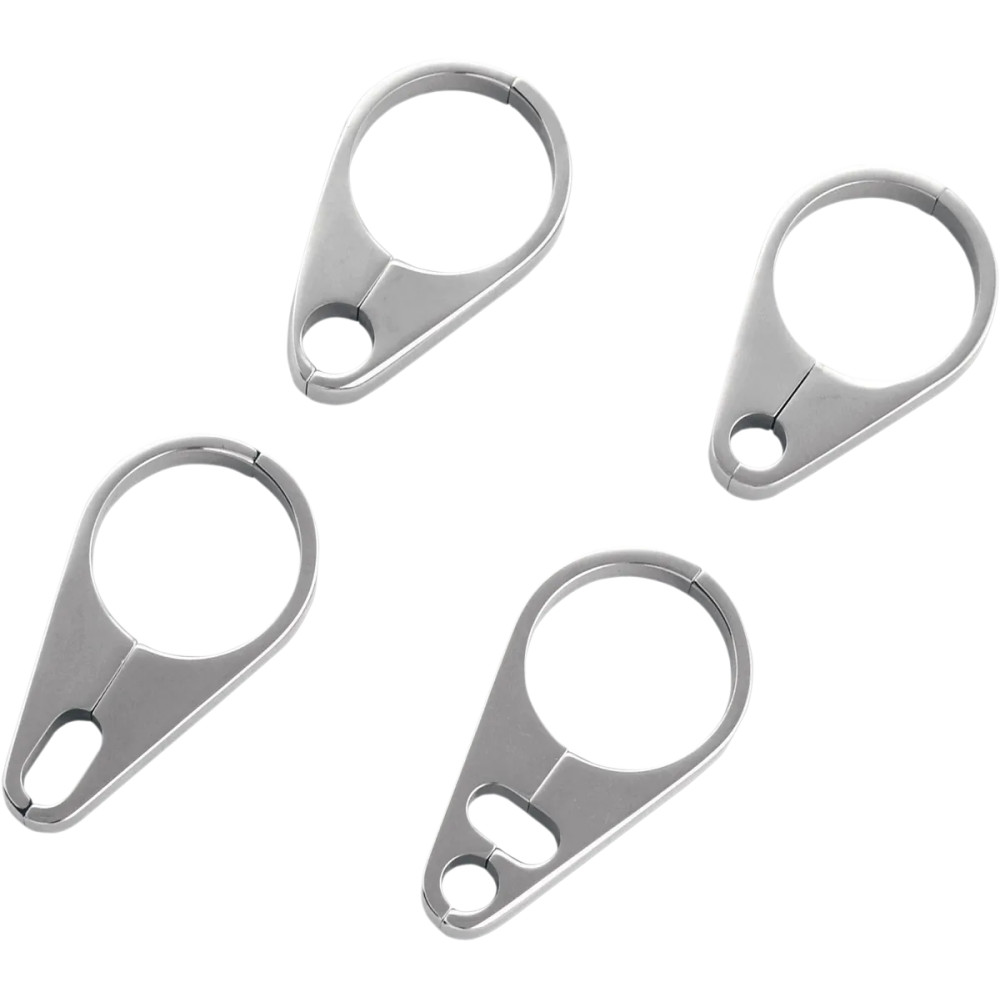 Billet Cable Guide — mounting diameter 31.8 mm (1-1/4"), Chrome