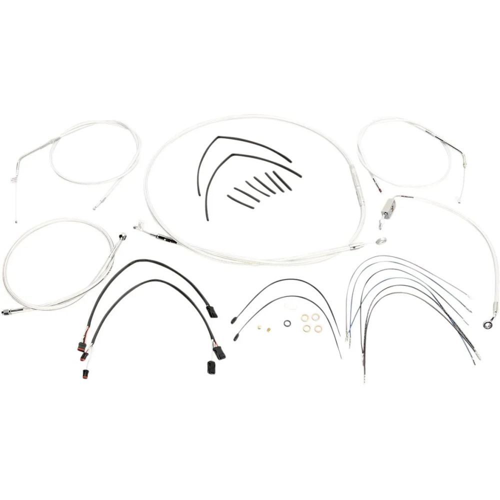 Sterling Chromite II® Designer Handlebar Kit — Ape hanger, fits 14–16 in, Chrome