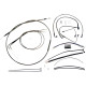 Black Pearl™ Kit de instalación para manillar diseñador — Ape hanger, 30,5–35,5 cm (12"–14"), negro