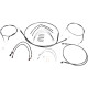 Black Pearl™ Kit de instalación de manillar diseñador — 14"–16" (35,5–40,5 cm), Ape hanger, Negro