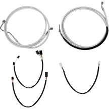 Sterling Chromite II® Upper Handlebar Installation Kit — Ape Hanger, 12"-14", Chrome