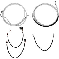 Sterling Chromite II® Upper Handlebar Installation Kit — Ape Hanger, 12"-14", Chrome