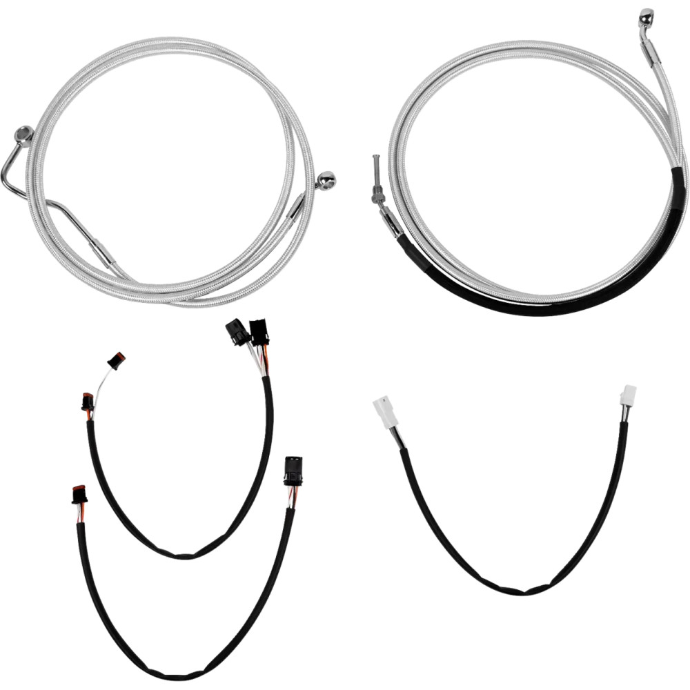 Sterling Chromite II® Upper Handlebar Installation Kit — Ape Hanger, 12"-14", Chrome