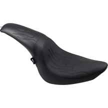 Asiento Predator — Negro, longitud total 31-3/4\", ancho del conductor 11\", compatible con la mayoría de sissy bars H-D