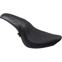 Asiento Predator — Negro, longitud total 31-3/4\", ancho del conductor 11\", compatible con la mayoría de sissy bars H-D