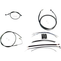 Black Pearl™ Upper Handlebar Installation Kit — 12"–14" handlebar height, ape hanger, black