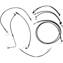 Black Pearl™ Designer Handlebar Installation Kit — Ape Hanger, 12–14 in, Black