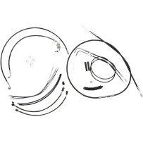 XR Handlebar Installation Kit — 15"–17" handlebar height, ape hanger fit, Black, Chrome