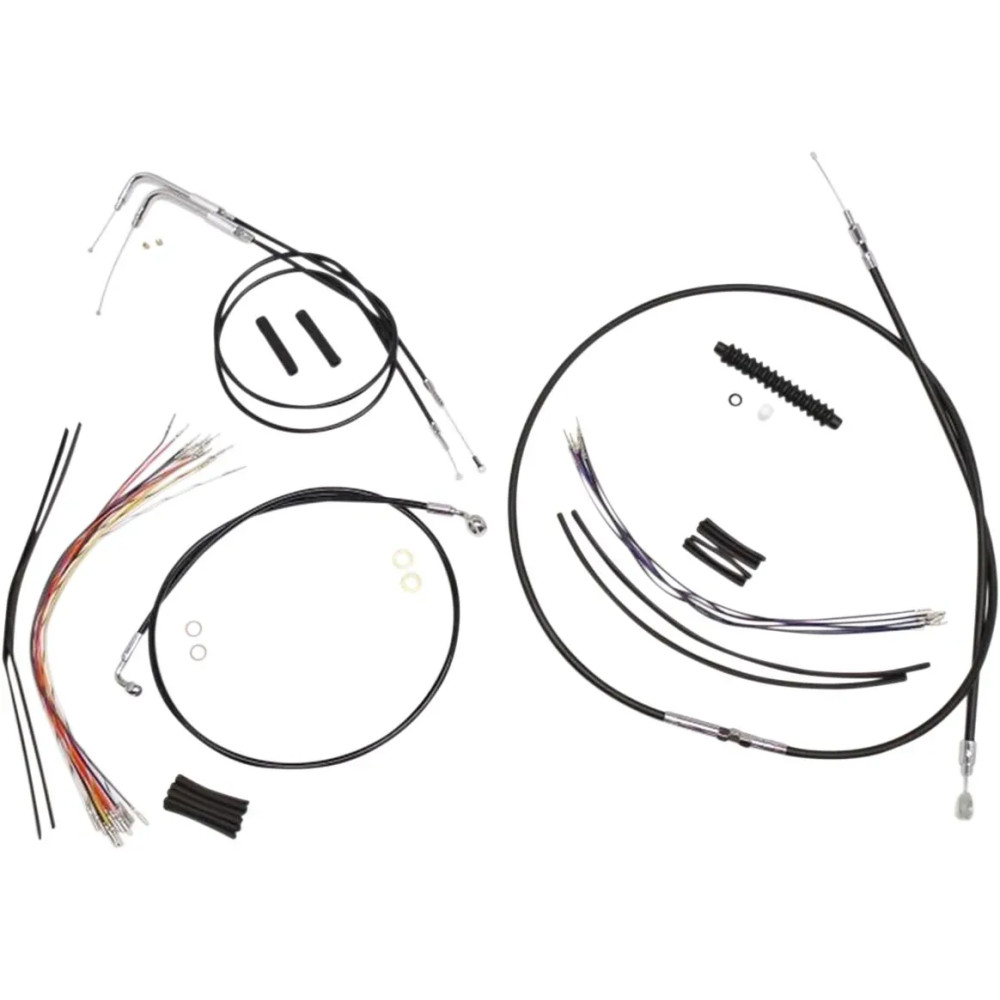 XR Handlebar Installation Kit — 12" - 14", Ape Hanger, Black, Chrome