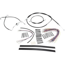 XR Handlebar Installation Kit — Fits 12"-14" risers, Ape hanger, Black/Chrome