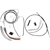 XR Handlebar Installation Kit — 12" - 14" handlebar height, Ape Hanger, Black, Chrome