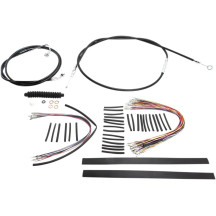 XR Handlebar Installation Kit — Ape hanger fit, 15–17 in, Black/Chrome