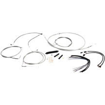 XR Handlebar Installation Kit — Ape hanger fit, 12"–14" handlebar height, Chrome