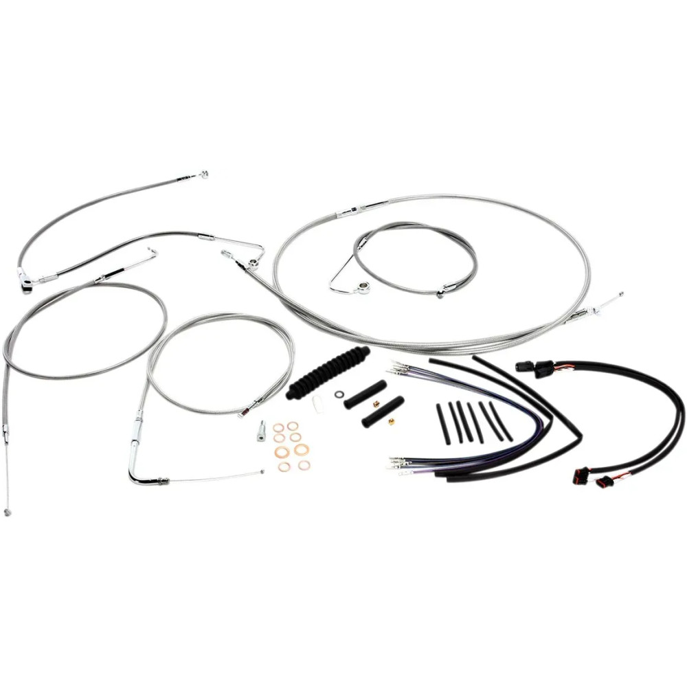 XR Handlebar Installation Kit — Fits 15"–17" handlebar height, Ape Hanger, Chrome