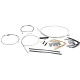 Kit de instalación de manillar XR — 15"–17" (38–43 cm), Ape hanger, ABS/no ABS, cromado