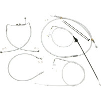 Sterling Chromite II® Designer Handlebar Installation Kit — 10" fit, ape hanger, chrome