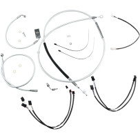 Sterling Chromite II® Designer Handlebar Installation Kit — Ape hanger fit, fits 12"–14", chrome finish