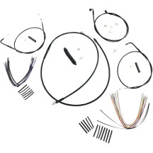 XR Handlebar Installation Kit — Ape hanger, 12"–14" risers, Black