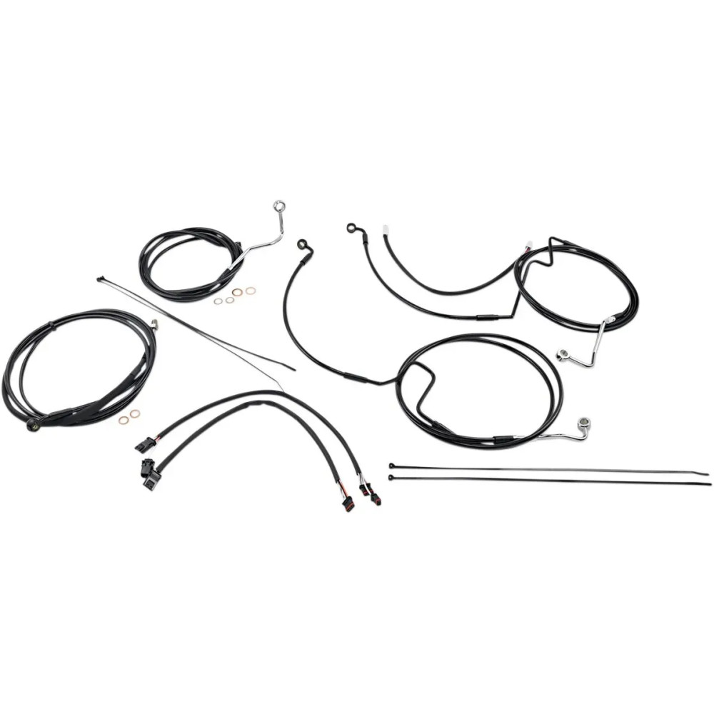 XR Handlebar Installation Kit — Ape hanger, 12"–14", Black