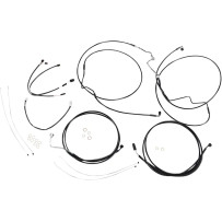 XR Handlebar Installation Kit — 38 cm–43 cm (15"–17"), Ape hanger, Black