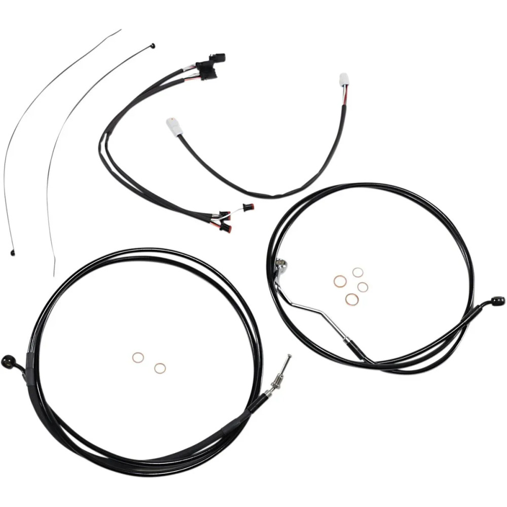 XR Handlebar Installation Kit — Ape hanger, 15–17 in, Black