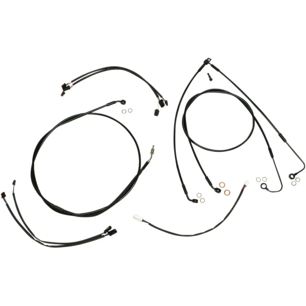 XR Handlebar Installation Kit — 12"–14" fit, ape hanger, Black