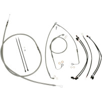 XR Handlebar Installation Kit — 12"–14" (30.5–35.5 cm) ape hanger, Chrome