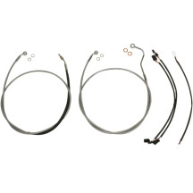 XR Handlebar Installation Kit — Ape hanger, 12"–14", Chrome