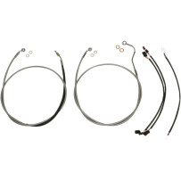 XR Handlebar Installation Kit — Ape hanger, 12"–14", Chrome