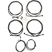 Kit completo Plug-and-Play de cables — Compatible con manillares 38–43 cm (15–17"), Negro