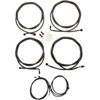 Kit completo Plug-and-Play de cables — Compatible con manillares 38–43 cm (15–17"), Negro