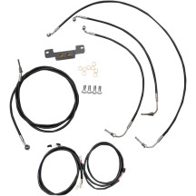 Kit completo de cables plug-and-play — Para manillares de 12"–14", negro