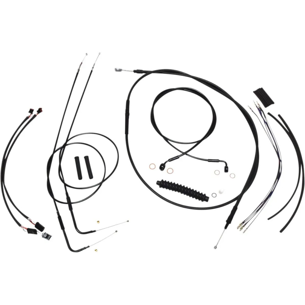 XR Handlebar Installation Kit — 30.5–35.5 cm (12"–14") handlebar height, Ape Hanger, Black