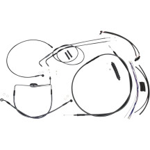 XR Handlebar Installation Kit — 30.5–35.5 cm (12"–14"), Ape hanger, Black