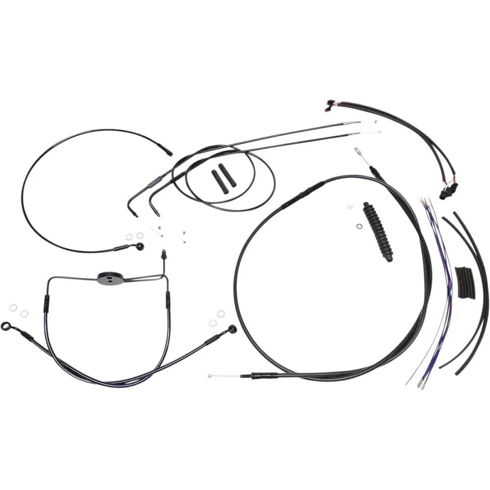 XR Handlebar Installation Kit — 30.5–35.5 cm (12"–14"), Ape hanger, Black