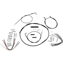 XR Handlebar Installation Kit — Ape hanger, 15"-17" rise, Black