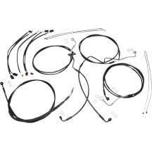 XR Handlebar Installation Kit — Fits 12" - 14" handlebars, Ape hanger, Black