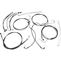 XR Handlebar Installation Kit — Fits 12" - 14" handlebars, Ape hanger, Black