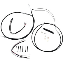 XR Handlebar Installation Kit — 15"–17", ape hanger, Black, Chrome