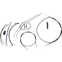 XR Handlebar Installation Kit — 10" - 12" handlebar height, ape hanger, black, chrome