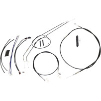 XR Handlebar Installation Kit — 10" - 12" handlebar height, ape hanger, black, chrome