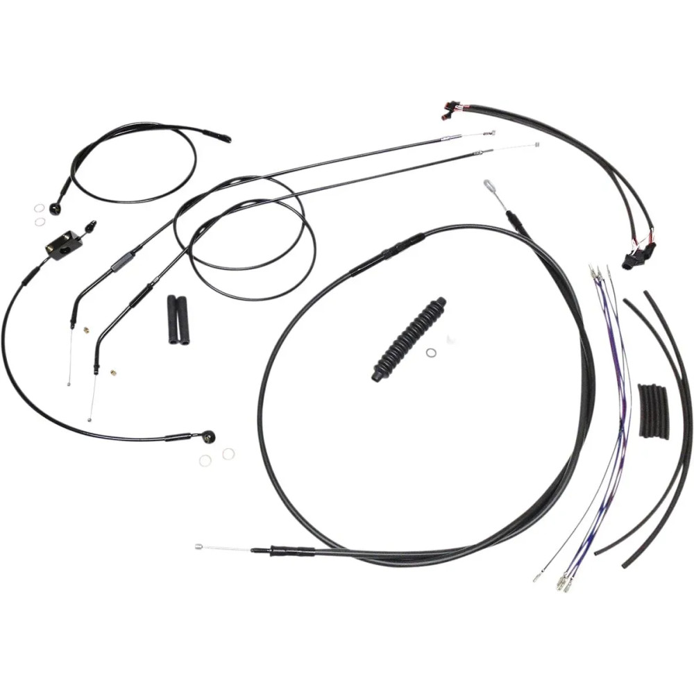 XR Handlebar Installation Kit — 25.5–30.5 cm (10–12") , Ape hanger, Black