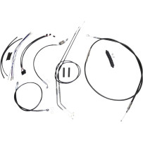 XR Handlebar Installation Kit — 10" - 12" handlebar height, ape hanger, Black, Chrome