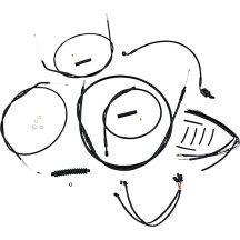 XR Handlebar Installation Kit — 35.5–40.5 cm (14"–16"), Ape Hanger, Black